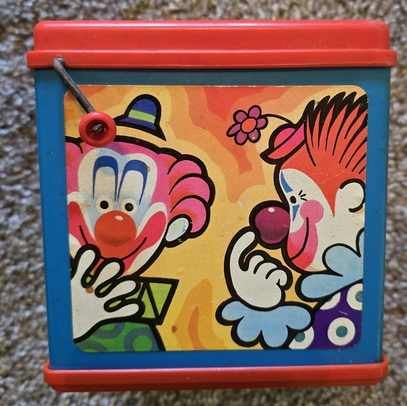 Mattel Vintage Retro Jack In The Box Clown Toy - Picture 5 of 9
